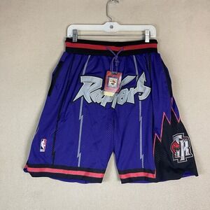 Just Don Short Mens L Purple Toronto Raptors 1998-1999 Basketball NBA Mesh NWT